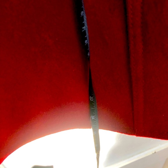 Women’s Red Wool Blend Coat by Laundry by Shelli Segal (Size Large) - Picture 5 of 7